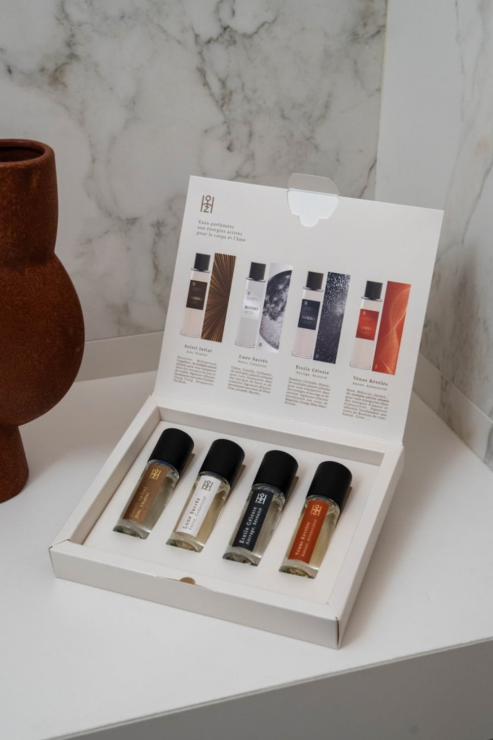 Parfums énergétiques HOZHO pour le corps et l'âme