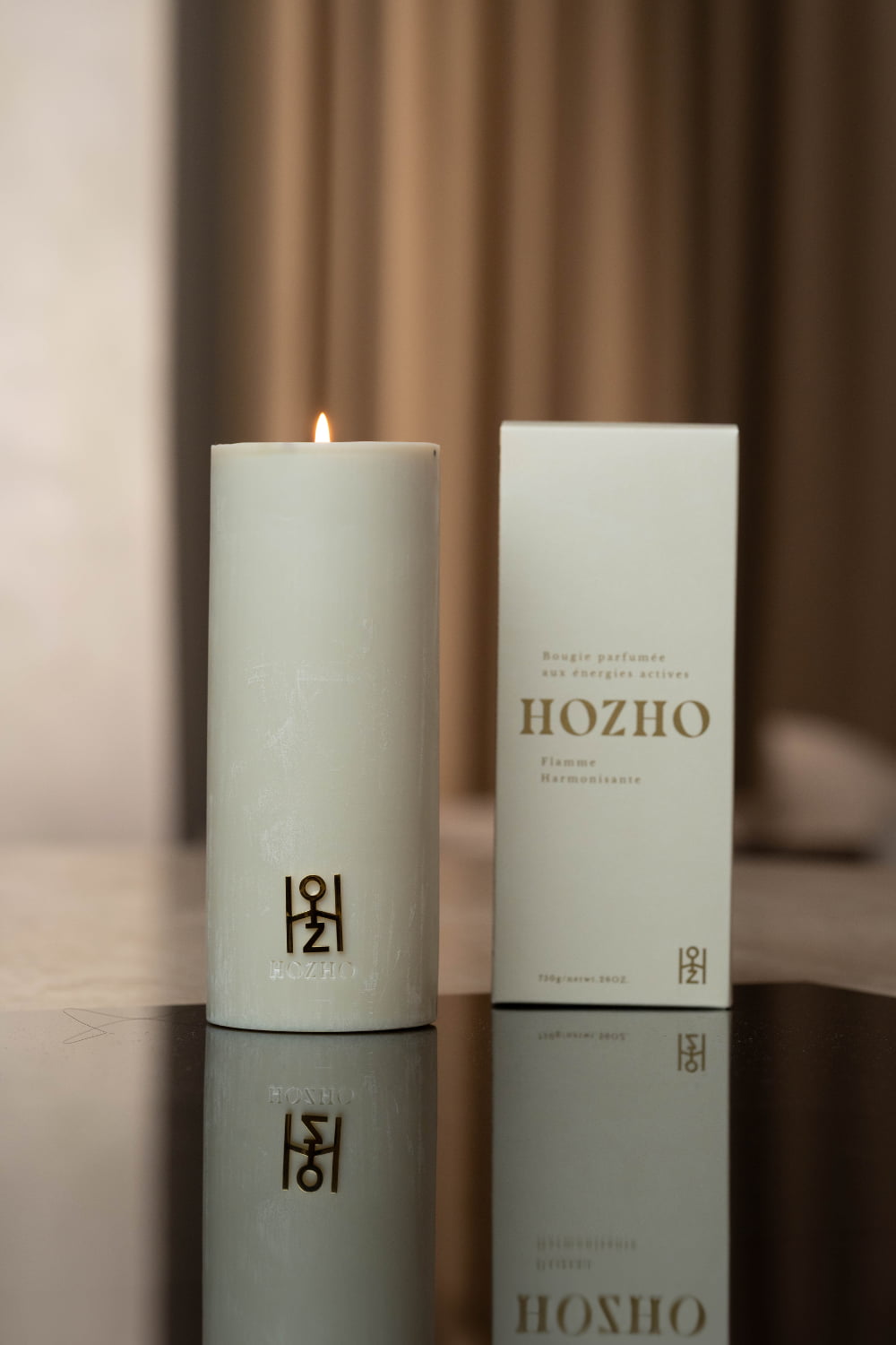 Bougie Harmonisante M Box 2 - Soin parfumé HOZHO aux énergies actives pour la maison et le corps