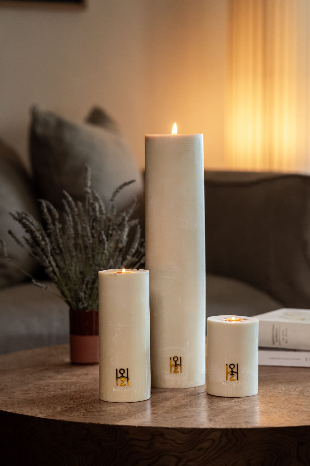 Bougie Harmonisante Pmg - Soin parfumé HOZHO aux énergies actives pour la maison et le corps