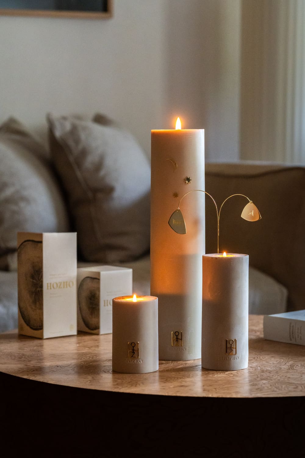 Bougie Protectrice G2 - Soin parfumé HOZHO aux énergies actives pour la maison et le corps