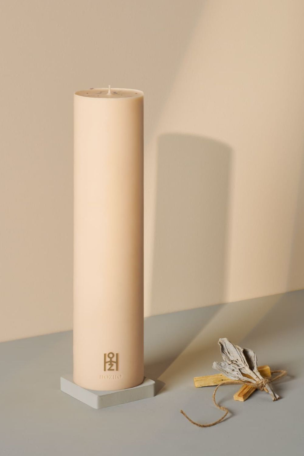 Bougie Purificatrice G - Soin parfumé HOZHO aux énergies actives pour la maison et le corps