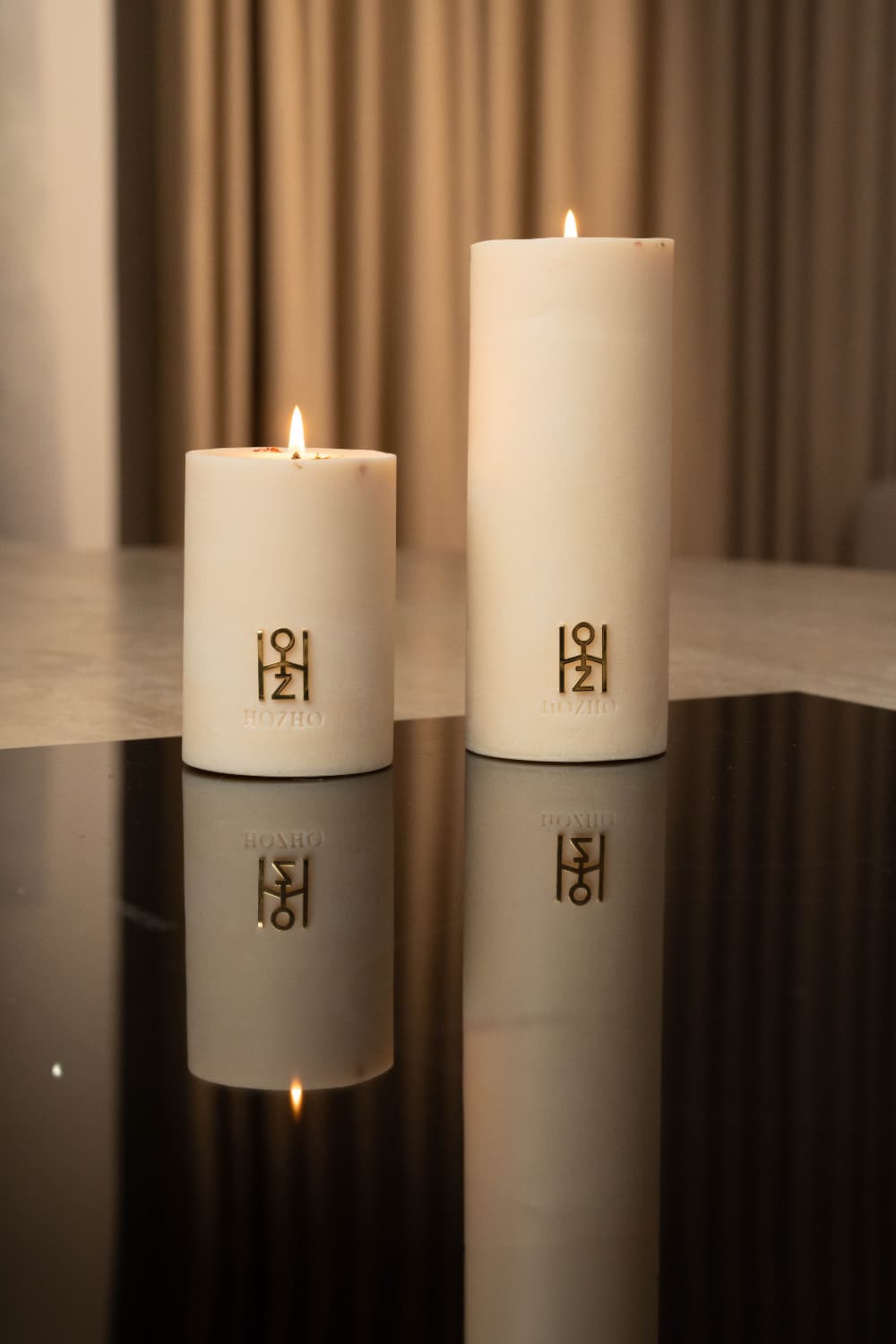 Bougie Purificatrice Pm - Soin parfumé HOZHO aux énergies actives pour la maison et le corps