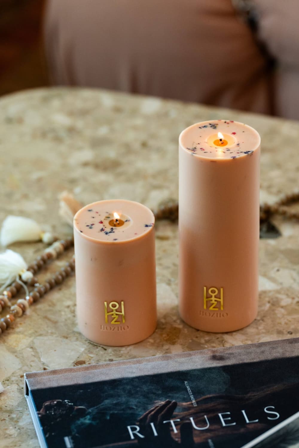 Bougie Vitalisante Pm Mood3 - Soin parfumé HOZHO aux énergies actives pour la maison et le corps