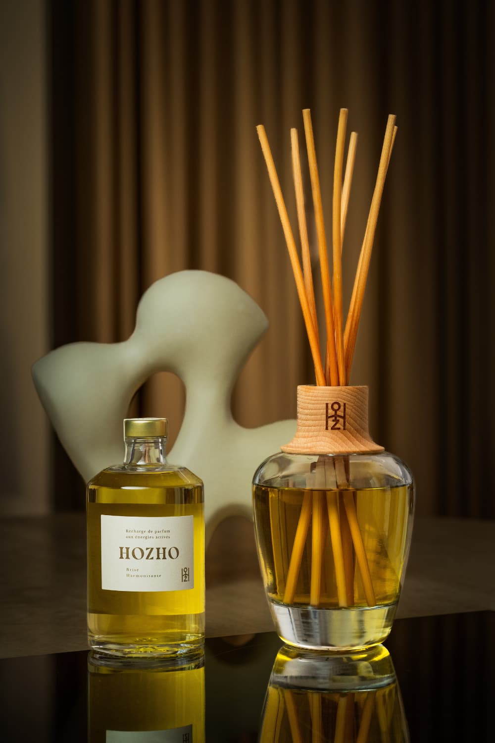 Brise Harmonisante Diffuseur Recharge - Soin parfumé HOZHO aux énergies actives pour la maison et le corps