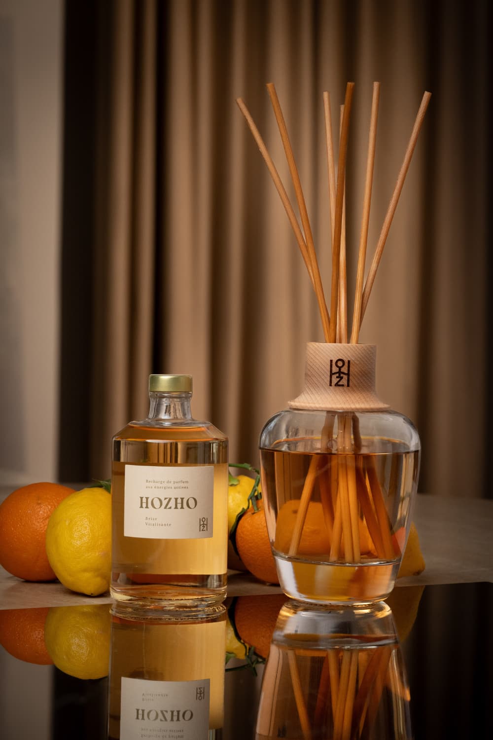 Brise Vitalisante Diffuseur Recharge - Soin parfumé HOZHO aux énergies actives pour la maison et le corps