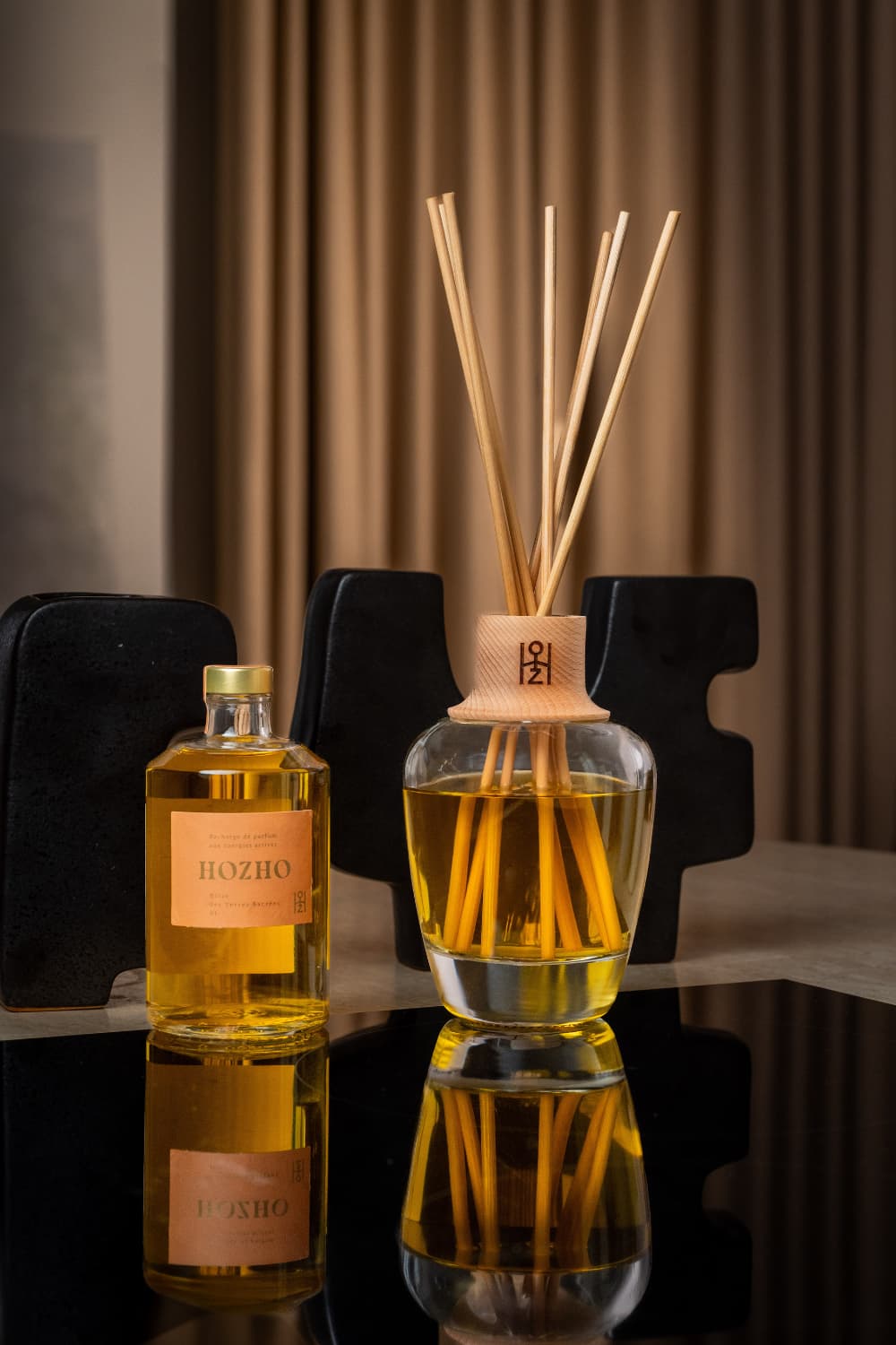 diffuseur de parfum energetique terres sacrees amerindiennes et sa recharge de parfum