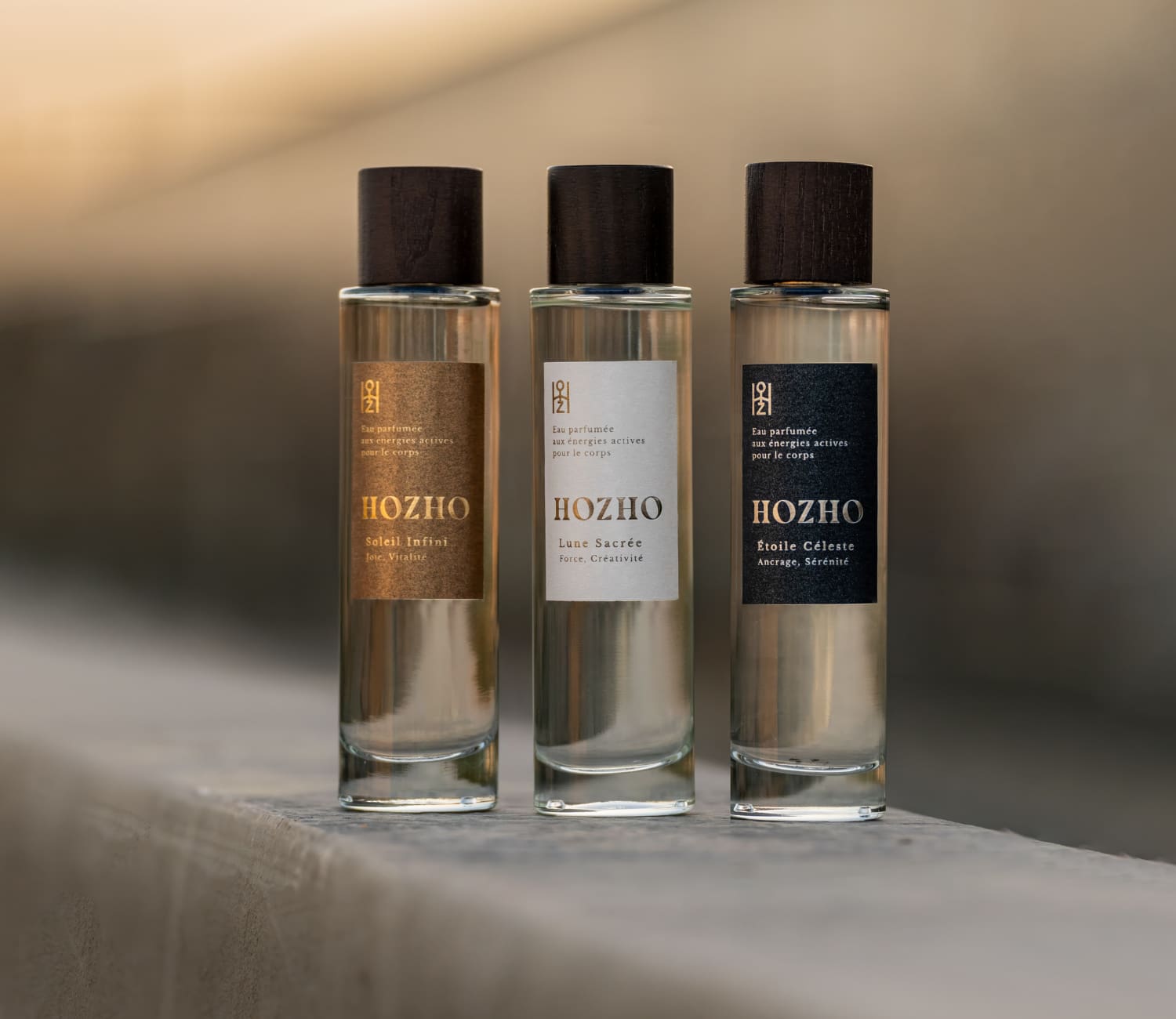 Eaux Energetiques Corps Collection - Soin parfumé HOZHO aux énergies actives pour la maison et le corps
